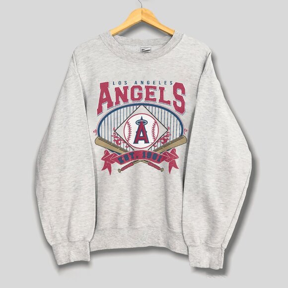 Vintage Los Angeles Baseball Sweatshirt, EST 1861 Los Angeles Men Women Shirt - Picture 1 of 2